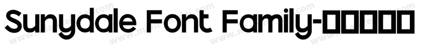 Sunydale Font Family字体转换